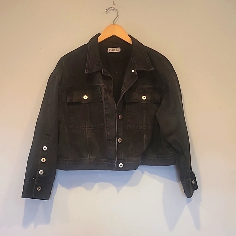 EliaCher black denim jacket